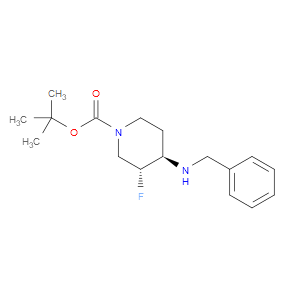 REL-(3R,4R)-4-BENZYLAMINO-1-[TERT-BUTOXYCARBONYL]-3-FLUOROPIPERIDINE