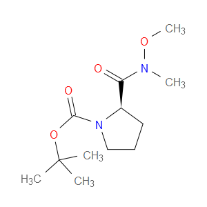 (R)-TERT-BUTYL 2-(N-METHOXY-N-METHYLCARBAMOYL)PYRROLIDINE-1-CARBOXYLATE - Click Image to Close