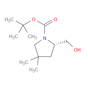 TERT-BUTYL (2S)-2-(HYDROXYMETHYL)-4,4-DIMETHYLPYRROLIDINE-1-CARBOXYLATE