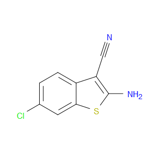 2-AMINO-6-CHLOROBENZO[B]THIOPHENE-3-CARBONITRILE