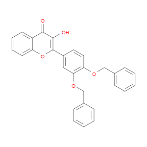 2-(3,4-BIS(BENZYLOXY)PHENYL)-3-HYDROXY-4H-CHROMEN-4-ONE