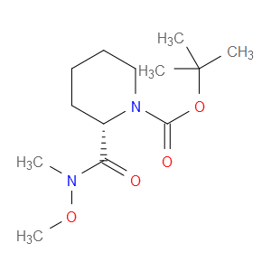 (S)-TERT-BUTYL 2-(METHOXY(METHYL)CARBAMOYL)PIPERIDINE-1-CARBOXYLATE