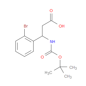 3-(2-BROMOPHENYL)-3-([(TERT-BUTOXY)CARBONYL]AMINO)PROPANOIC ACID
