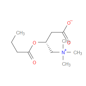 1-PROPANAMINIUM, 3-CARBOXY-N,N,N-TRIMETHYL-2-(1-OXOBUTOXY)-, INNER SALT, (2R)-