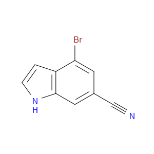 4-BROMO-1H-INDOLE-6-CARBONITRILE - Click Image to Close