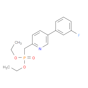 DIETHYL ((5-(3-FLUOROPHENYL)PYRIDIN-2-YL)METHYL)PHOSPHONATE