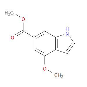 METHYL 4-METHOXY-1H-INDOLE-6-CARBOXYLATE - Click Image to Close