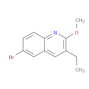 6-BROMO-3-ETHYL-2-METHOXYQUINOLINE - Click Image to Close