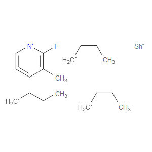 2-FLUORO-3-METHYL-5-(TRIBUTYLSTANNYL)PYRIDINE