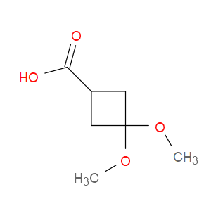 3,3-DIMETHOXYCYCLOBUTANECARBOXYLIC ACID
