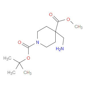 METHYL 4-AMINOMETHYL-1-BOC-PIPERIDINE-4-CARBOXYLATE - Click Image to Close