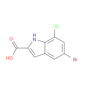 5-BROMO-7-CHLORO-1H-INDOLE-2-CARBOXYLIC ACID