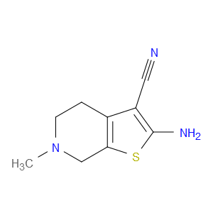 2-AMINO-6-METHYL-4,5,6,7-TETRAHYDROTHIENO[2,3-C]PYRIDINE-3-CARBONITRILE - Click Image to Close