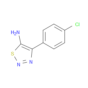 4-(4-CHLOROPHENYL)-1,2,3-THIADIAZOL-5-AMINE - Click Image to Close