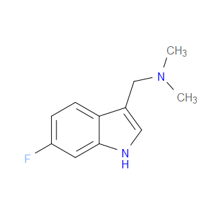 1-(6-FLUORO-1H-INDOL-3-YL)-N,N-DIMETHYLMETHANAMINE