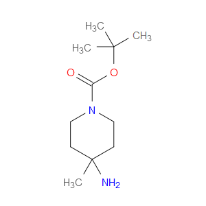 TERT-BUTYL 4-AMINO-4-METHYLPIPERIDINE-1-CARBOXYLATE - Click Image to Close