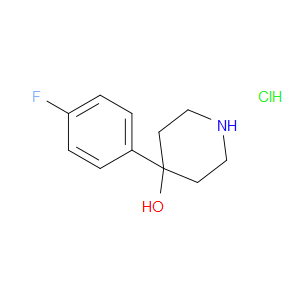 4-(4-FLUOROPHENYL)PIPERIDIN-4-OL HYDROCHLORIDE - Click Image to Close