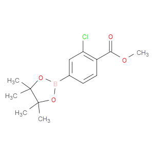 METHYL 2-CHLORO-4-(4,4,5,5-TETRAMETHYL-1,3,2-DIOXABOROLAN-2-YL)BENZOATE