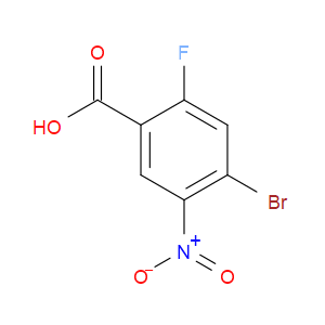 4-BROMO-2-FLUORO-5-NITROBENZOIC ACID - Click Image to Close