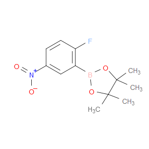 2-(2-FLUORO-5-NITROPHENYL)-4,4,5,5-TETRAMETHYL-1,3,2-DIOXABOROLANE