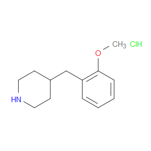 4-[(2-METHOXYPHENYL)METHYL]PIPERIDINE HYDROCHLORIDE