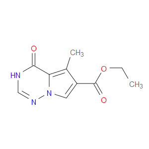 ETHYL 5-METHYL-4-OXO-3,4-DIHYDROPYRROLO[1,2-F][1,2,4]TRIAZINE-6-CARBOXYLATE