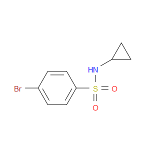 4-BROMO-N-CYCLOPROPYLBENZENESULFONAMIDE - Click Image to Close