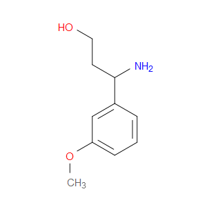 3-AMINO-3-(3-METHOXYPHENYL)PROPAN-1-OL