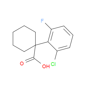 1-(2-CHLORO-6-FLUOROPHENYL)CYCLOHEXANECARBOXYLIC ACID