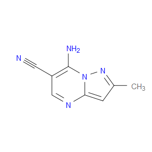 7-AMINO-2-METHYLPYRAZOLO[1,5-A]PYRIMIDINE-6-CARBONITRILE - Click Image to Close