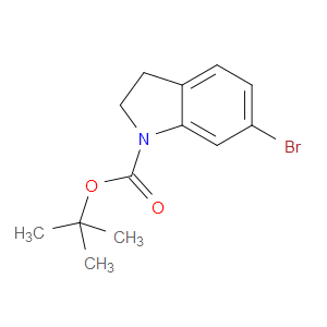 TERT-BUTYL 6-BROMOINDOLINE-1-CARBOXYLATE - Click Image to Close