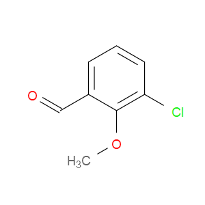 3-CHLORO-2-METHOXYBENZALDEHYDE - Click Image to Close