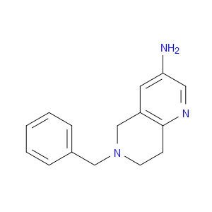 6-BENZYL-5,6,7,8-TETRAHYDRO-1,6-NAPHTHYRIDIN-3-AMINE