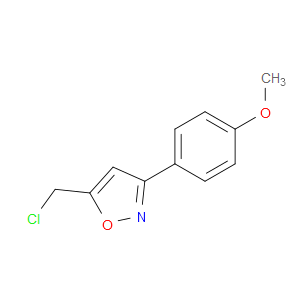 5-(CHLOROMETHYL)-3-(4-METHOXYPHENYL)ISOXAZOLE - Click Image to Close