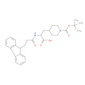 2-N-FMOC-AMINO-3-(4-N-BOC-PIPERIDINYL)PROPIONIC ACID