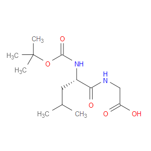 (S)-2-(2-((TERT-BUTOXYCARBONYL)AMINO)-4-METHYLPENTANAMIDO)ACETIC ACID