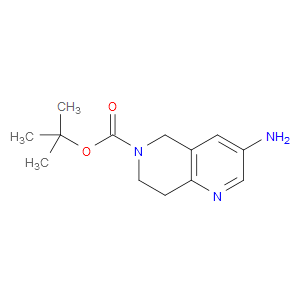 TERT-BUTYL 3-AMINO-7,8-DIHYDRO-1,6-NAPHTHYRIDINE-6(5H)-CARBOXYLATE - Click Image to Close