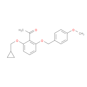 1-(2-(CYCLOPROPYLMETHOXY)-6-(4-METHOXYBENZYLOXY)PHENYL)ETHANONE