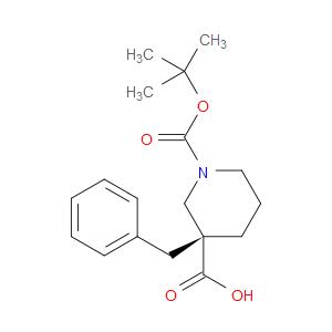 (R)-3-BENZYL-1-(TERT-BUTOXYCARBONYL)PIPERIDINE-3-CARBOXYLIC ACID - Click Image to Close