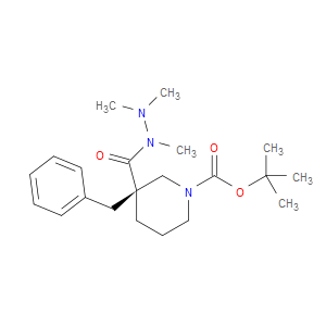 (R)-TERT-BUTYL 3-BENZYL-3-(1,2,2-TRIMETHYLHYDRAZINECARBONYL)PIPERIDINE-1-CARBOXYLATE