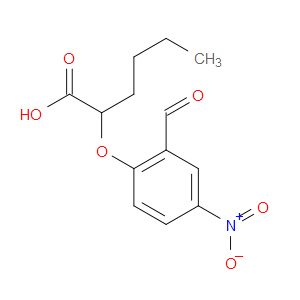 2-(2-FORMYL-4-NITROPHENOXY)HEXANOIC ACID