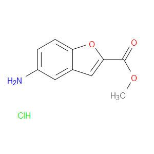 METHYL 5-AMINO-1-BENZOFURAN-2-CARBOXYLATE HYDROCHLORIDE - Click Image to Close