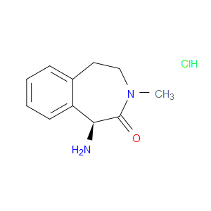 (S)-1-AMINO-3-METHYL-4,5-DIHYDRO-1H-BENZO[D]AZEPIN-2(3H)-ONE HYDROCHLORIDE - Click Image to Close