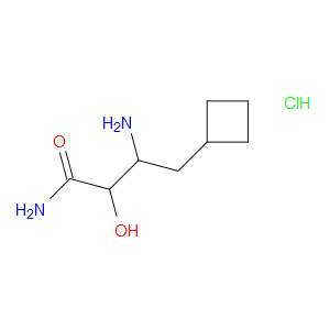 3-AMINO-4-CYCLOBUTYL-2-HYDROXYBUTANAMIDE HYDROCHLORIDE - Click Image to Close