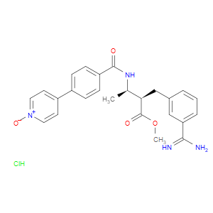 4-(4-(((2R,3R)-3-(3-CARBAMIMIDOYLBENZYL)-4-METHOXY-4-OXOBUTAN-2-YL)CARBAMOYL)PHENYL)PYRIDINE 1-OXIDE HYDROCHLORIDE - Click Image to Close