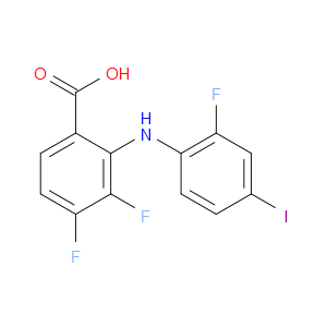 3,4-DIFLUORO-2-((2-FLUORO-4-IODOPHENYL)AMINO)BENZOIC ACID