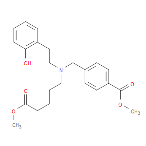 METHYL 4-(((2-HYDROXYPHENETHYL)(5-METHOXY-5-OXOPENTYL)AMINO)METHYL)BENZOATE