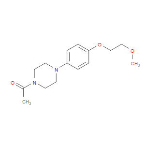 1-(4-(4-(2-METHOXYETHOXY)PHENYL)PIPERAZIN-1-YL)ETHANONE - Click Image to Close