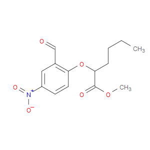 METHYL 2-(2-FORMYL-4-NITROPHENOXY)HEXANOATE