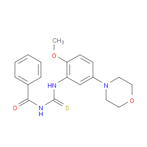 N-((2-METHOXY-5-MORPHOLINOPHENYL)CARBAMOTHIOYL)BENZAMIDE